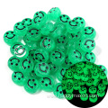 6*10mm fluorescence assorted instant preppy smile beads